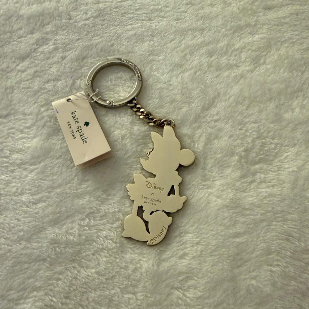 NWT Disney Minnie Mouse Keychain Bag Charm Collectible Kate Spade - Picture 4 of 7